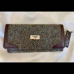 Glen Appin Harris Tweed Ladies Fold-Over Wallet